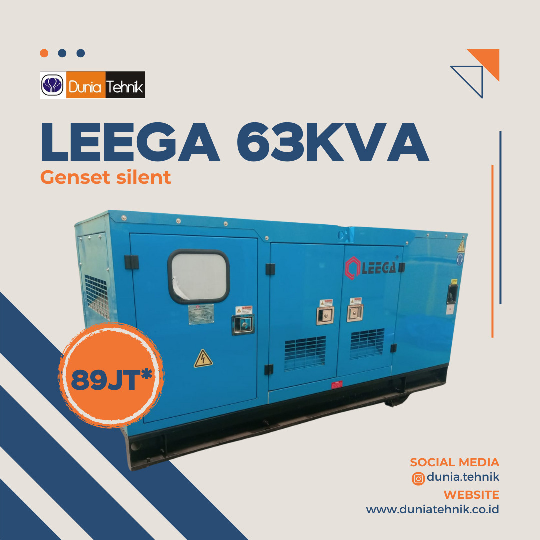 GENSET LEEGA 69 KVA PRIME